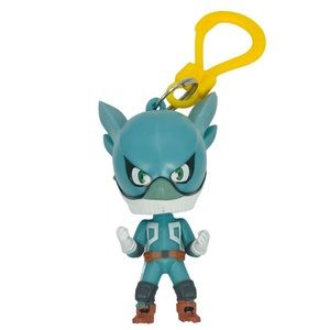 My Hero Academia Deku Izuku Midoriya Mini Bag Clip Keychain Backpack Figure 3”
